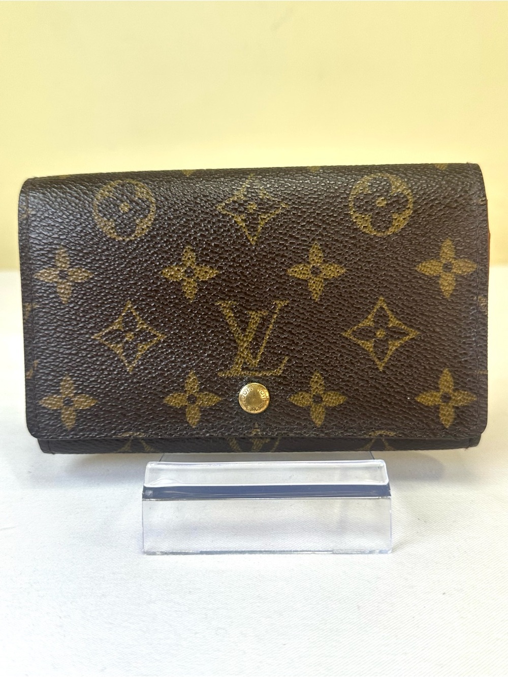 Louis Vuitton Monogram Porte Tresor bifold wallet CA0020 Spain 2000